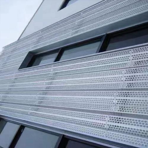 门头灯光效果铝板装饰 天津厂家_天津美诺威新材料科技有限公司